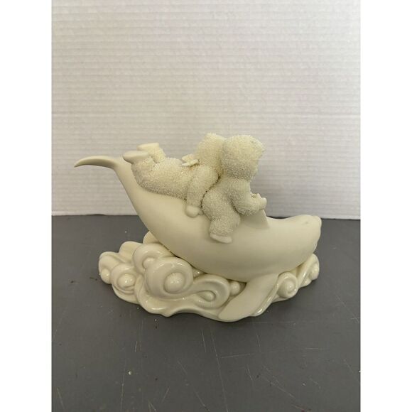 Department 56 Snow Babies " Ride The Waves" Retired Figurine H7" X L10" EUC - Picture 4 of 7